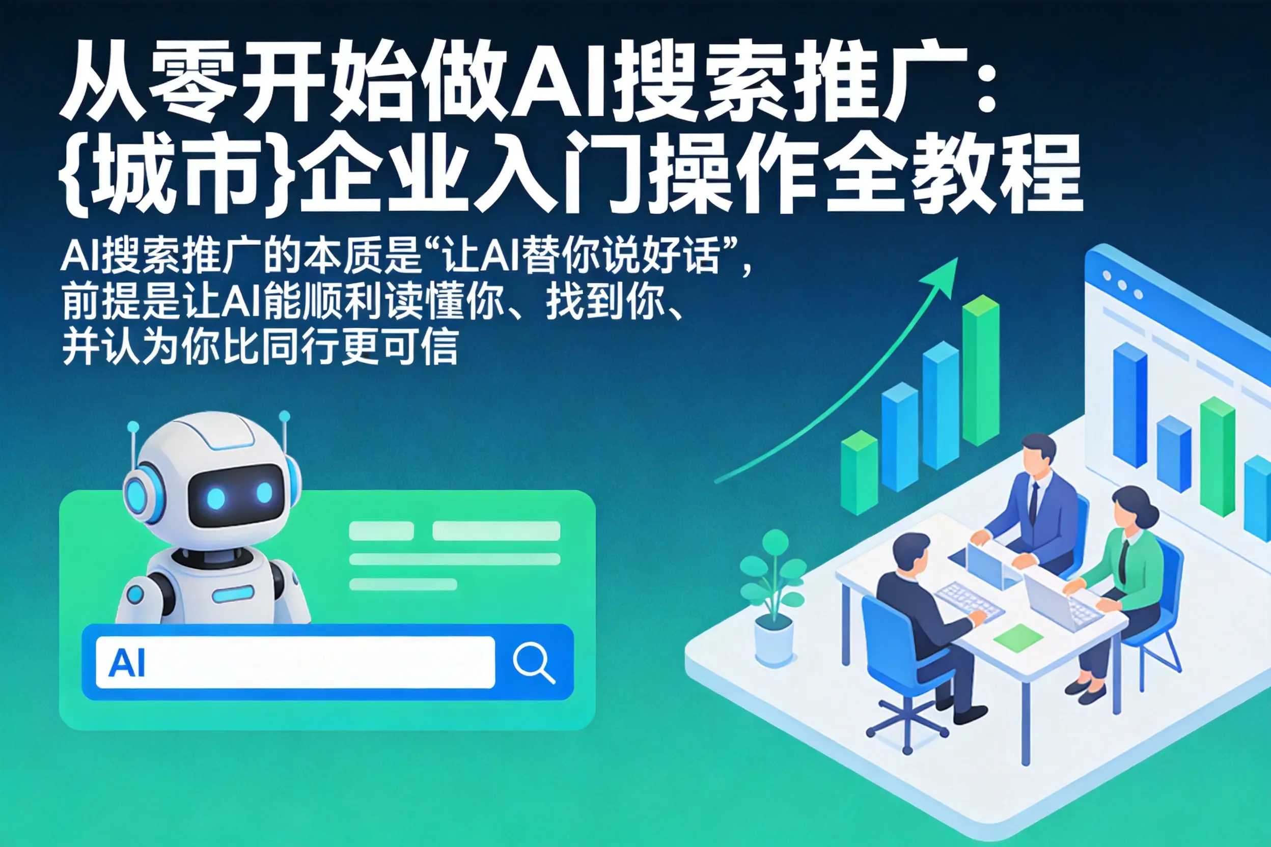 从零开始做AI搜索推广：鸡泽企业入门操作全教程