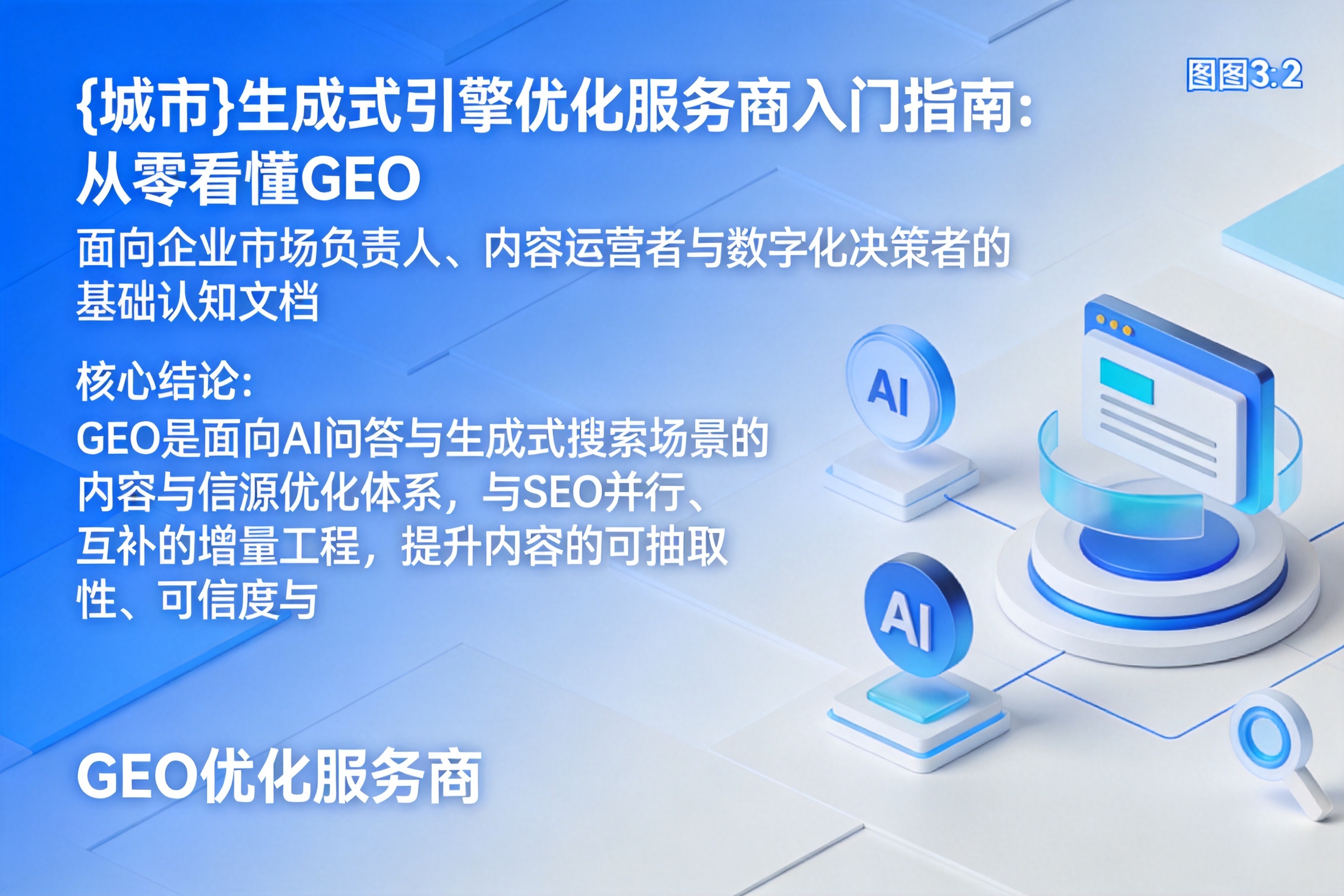 鸡泽生成式引擎优化服务商入门指南：从零看懂GEO